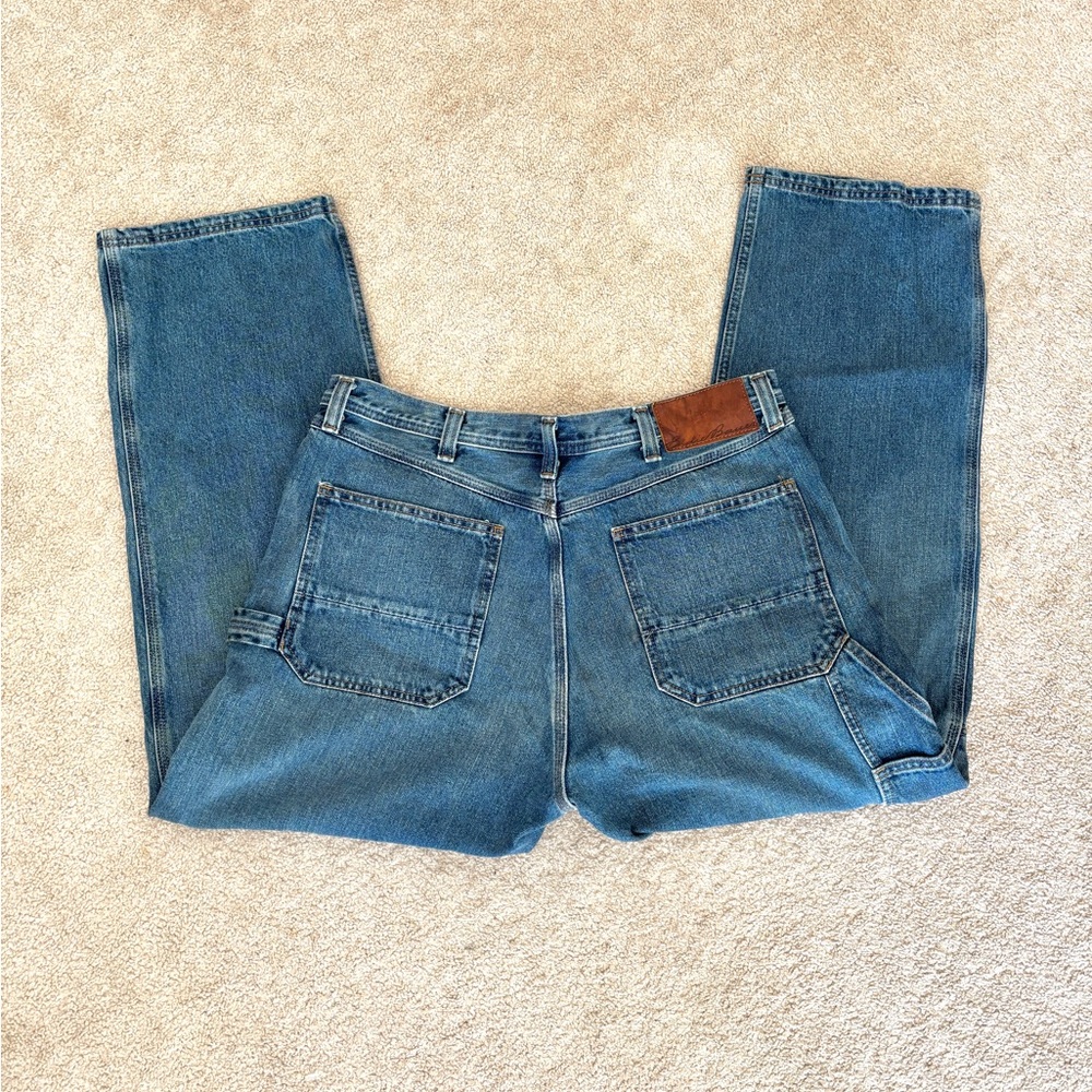 Eddie Bauer Loose Fit Straight Leg Jeans